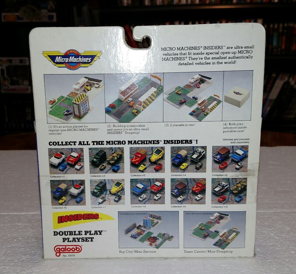 1989 GALOOB MICRO MACHINES TOWN CENTER MINI DRAGSTRIP PLAYSET eBay