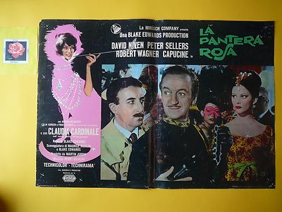 F214  FOTOBUSTA LA PANTERA ROSA ( PINK PANTHER)- P.SELLERS - C. CARDINALE- 1963