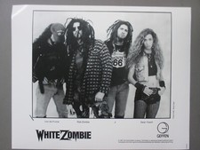 White Zombie black & white 8 X 10 glossy promo photo Horizontal 1992 !