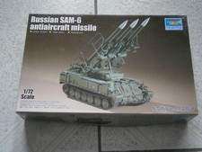 MAQUETTE CHAR RUSSE SAM 6 ANTIAIRCRAFT MISSILE TRUMPETER 07109 - 1/72 - 1.72eme