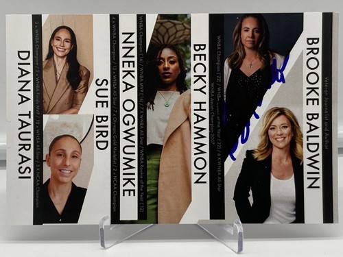 Becky Hammon Aces Signed Autograph 5x7 Advertisement Photo BAS Beckett COA