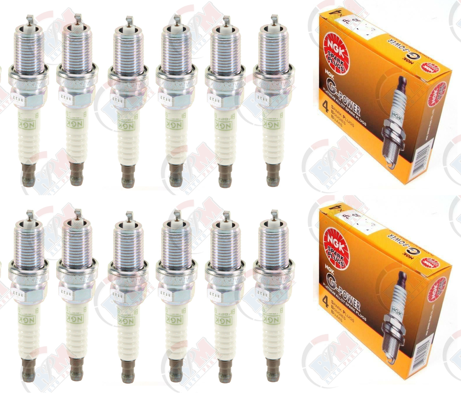 NGK  PLATINUM Spark Plugs Set of 12 for 1999-2003 Mercedes-Benz ML320
