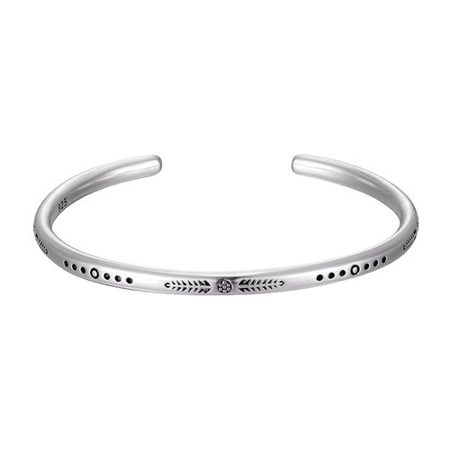 アクセサリー MAISON MARGIELA Bangle logo silver925 3 Maison Margiela Silver Logo Bracelet Maison Margiela