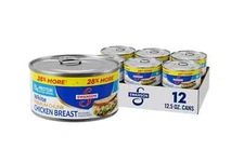 12 Cans 12.5 Oz Swanson White Premium Chunk Canned Chicken Breast in Water