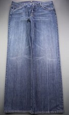 Men's 7 For All Mankind Jeans Relaxed Medium Wash Cotton USA Made Size 38x34