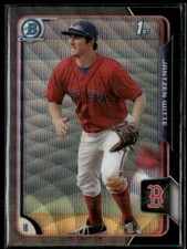 2015 Bowman Chrome Black Wave Refractor #BCP57 Jantzen Witte Red Sox