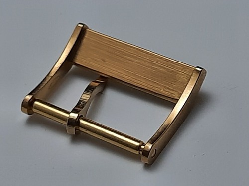 VINTAGE SWISS 1970'S 16MM CERTINA DS YELLOW GOLD PLATED BUCKLE *7359 - Picture 3 of 5