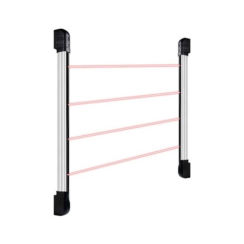 30 meters range 48 cm height 2 beams Infrared barrier detector - Imagen 9 de 18