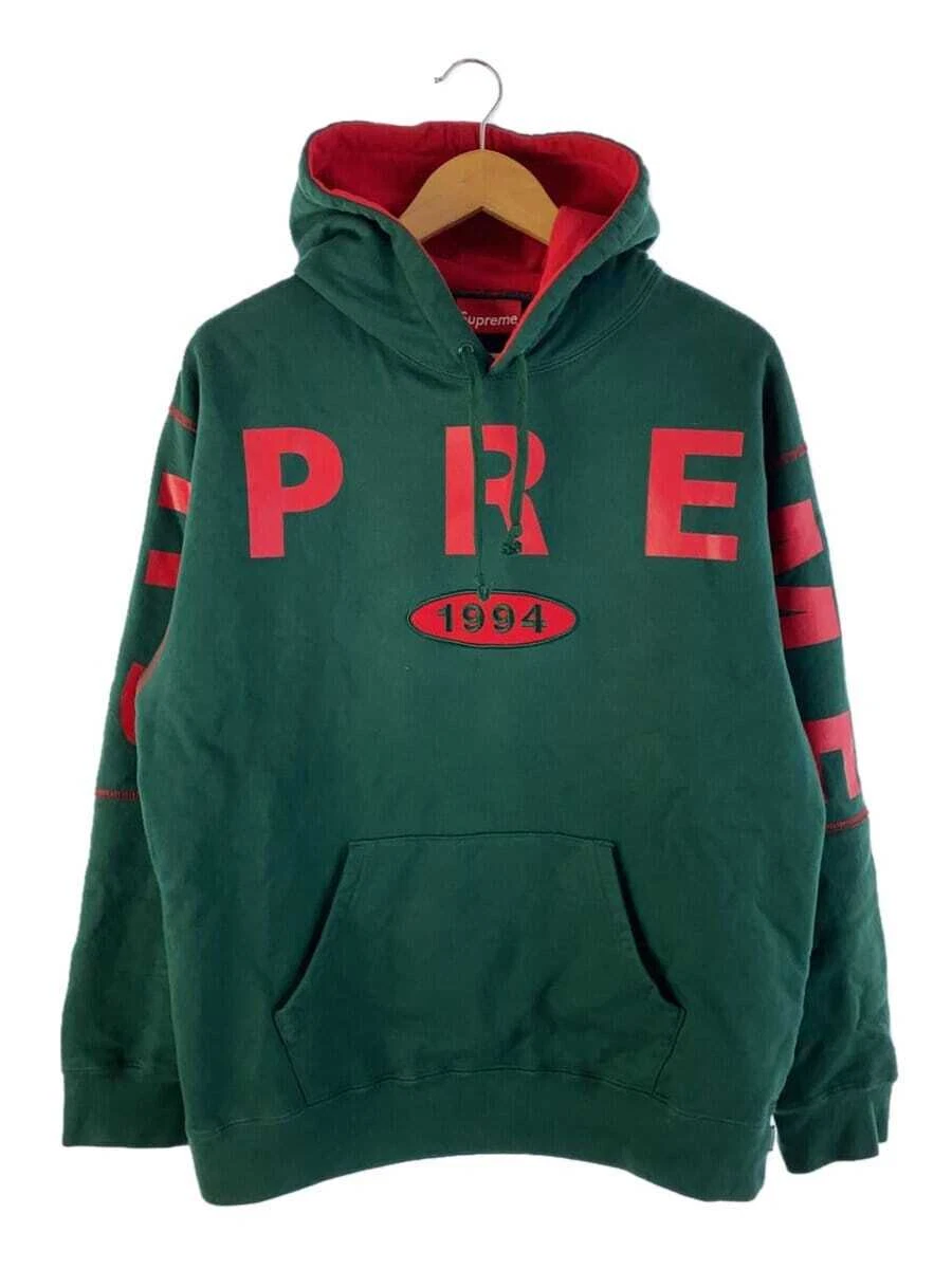 Sweat à capuche Supreme vert M occasion