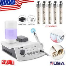 VRN Dental Wireless Ultrasonic Piezo Scaler / LED Detachable scaler Handpiece to