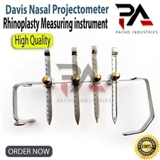 Davis Nasal Projectometer Rhinoplasty Measuring instrument Plastic Surgery Use