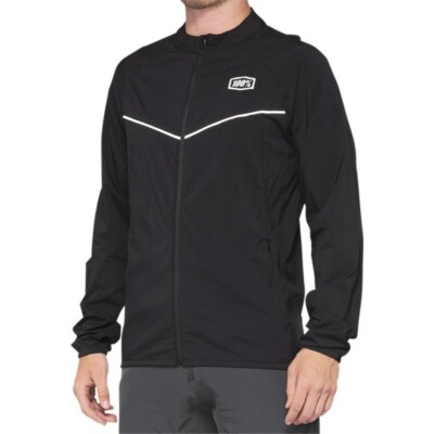 Open Box 100% Men's Corridor Motorcycle Jacket Black - Medium