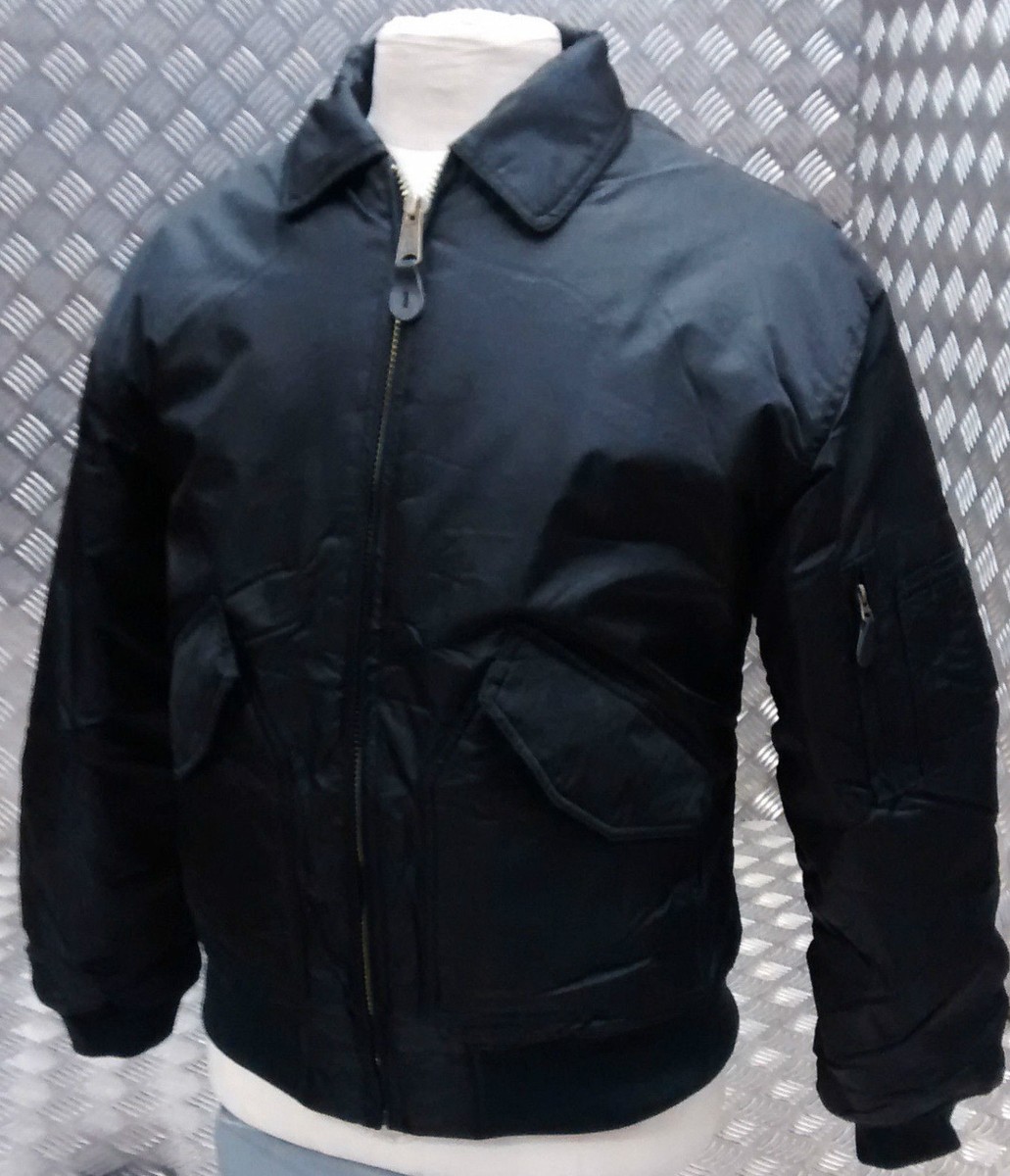 Blouson Bomber Style MA2 Militaire - Noir - Toutes Tailles - Neuf Avec étiquettes