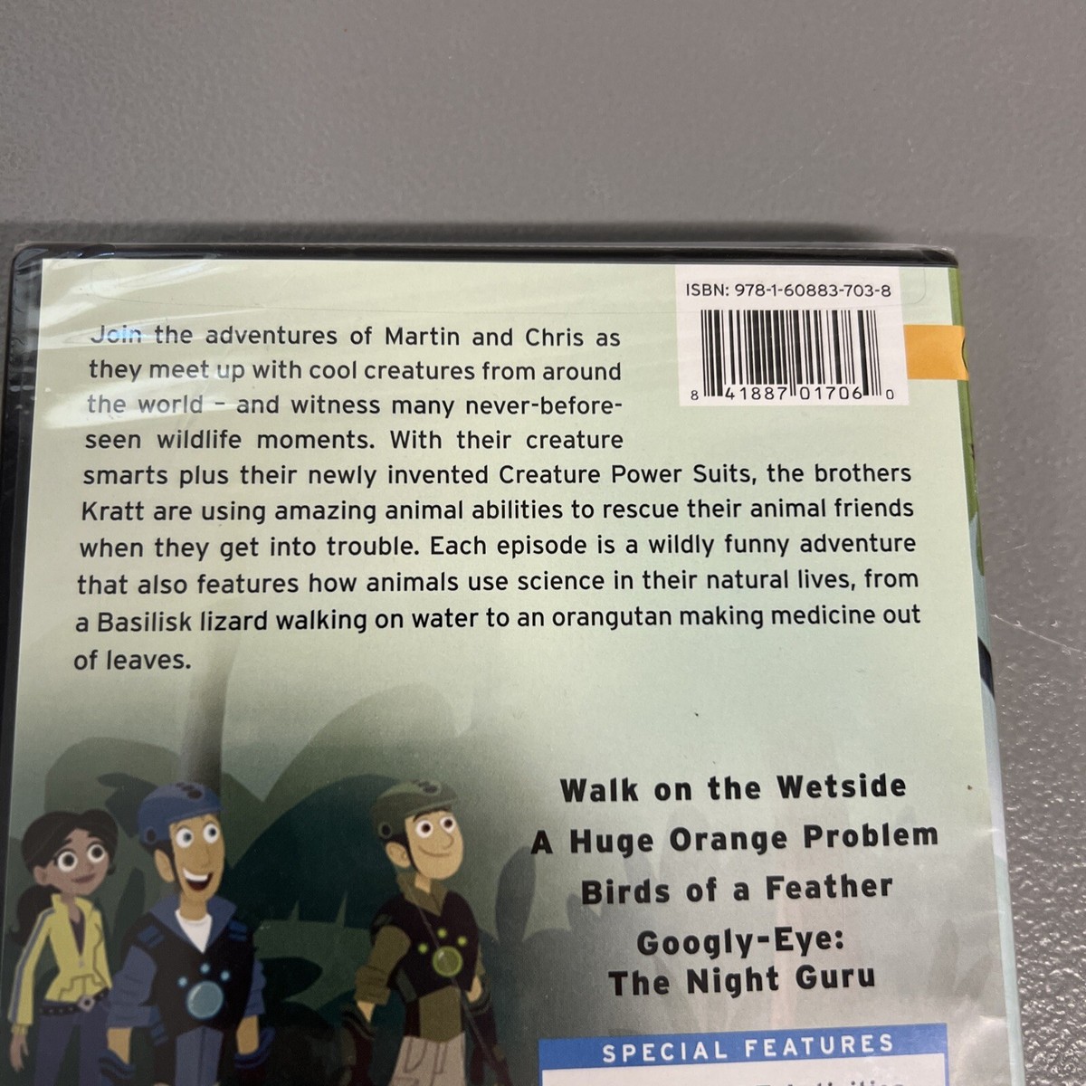 Wild Kratts - Jungle Animals (DVD 2012) PBS Kratt Brothers