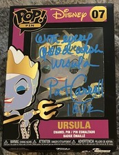 Pat Carroll Signed Autograph Ursula Funko Pin The Little Mermaid￼