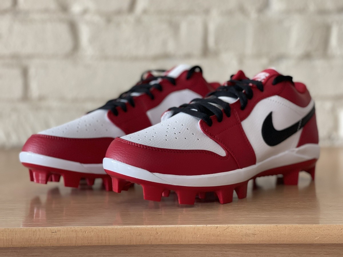 Nike Air Jordan 1 Low MCS Chicago Baseball Cleats CJ8524-611  display picture 2