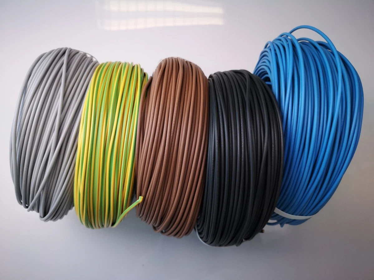 Cavo elettrico multipolare per automobile/rimorchio 5m, 10m, 20m o 50m selezione: 5m metri, 2 poli 2 x 1.5 mm² cavo piatto
