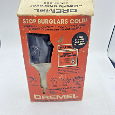 Dremel 5 Speed Electric Engraver In Original Box Model 290 Vintage Made In USA