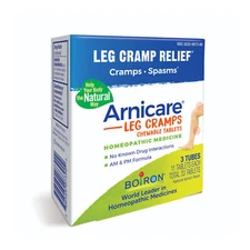 Boiron Arnica Leg Cramps Homeopathic Medicine, 3 Tubes, 240 Pellets