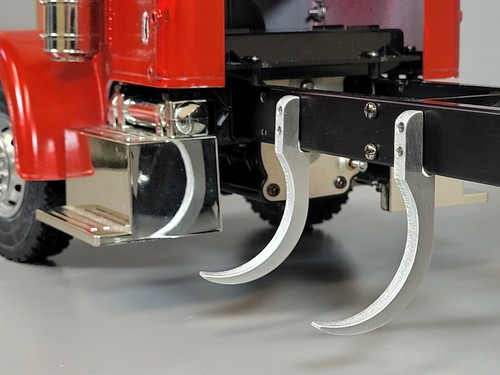 4x Aluminum J Mount Bracket Fuel Gas Tank Tamiya 1/14 Knight Grand King Hauler - Picture 2 of 9