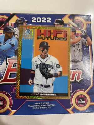 Julio Rodriguez Bowman Chrome Gold mojo Hi-Fi Futures 27/50 
