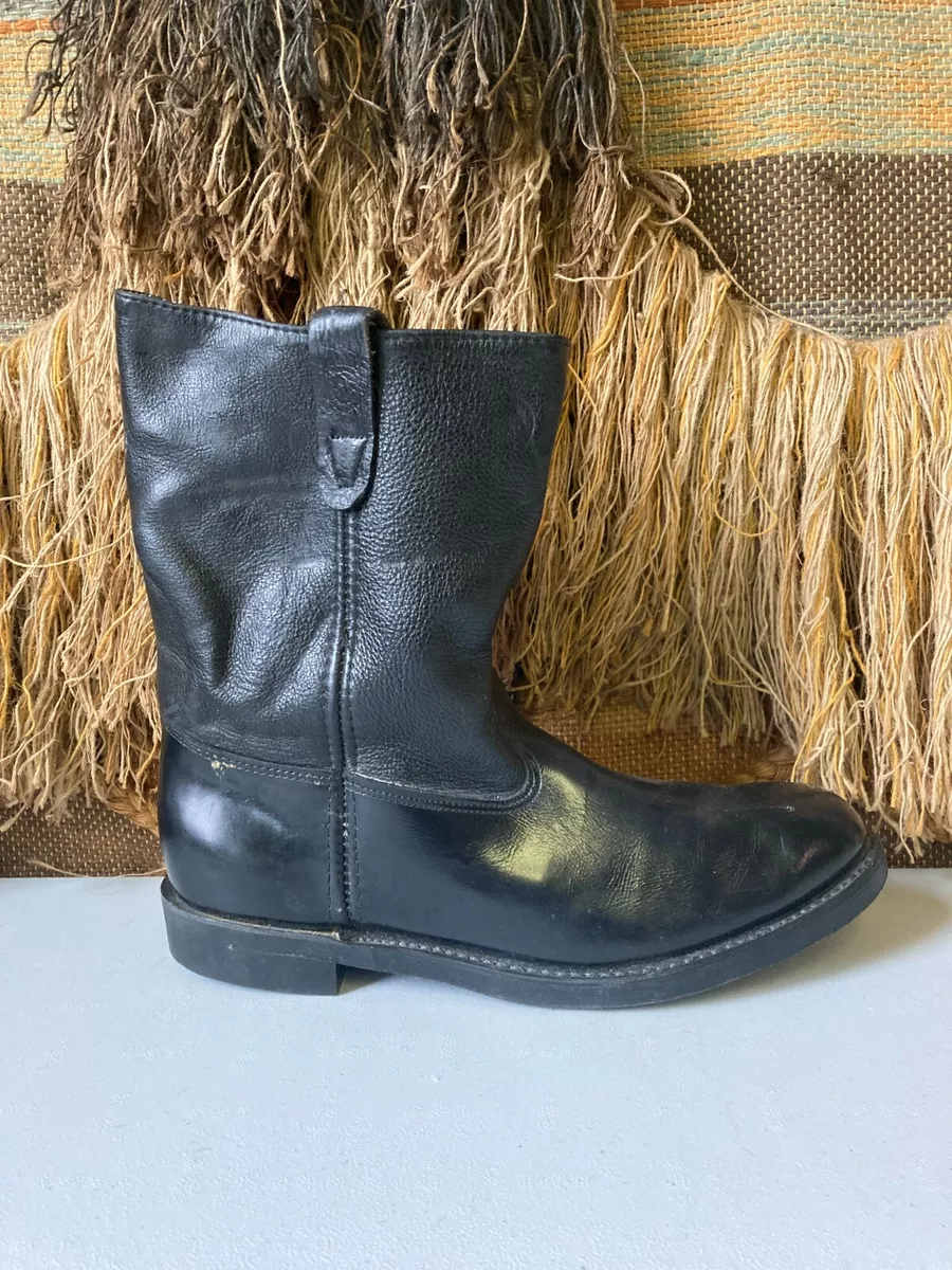 Double H HH 3104 Mens Black Roper Wellington Boots Size 11EE eBay