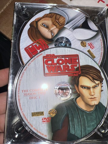 Star Wars: The Clone Wars Digibooks: Complete Seasons 1 & 2 DVD Very Nice - Picture 3 of 11