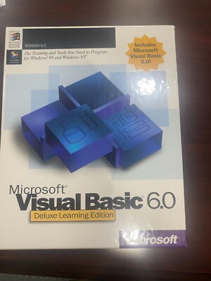 Microsoft Visual Basic 6.0 Deluxe Learning Edition Brand New 