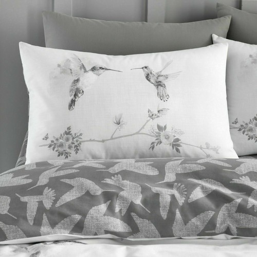 HUMMING BIRD DUVET COVER QUILT COVER SET +PILLOW CASES REVERSABEL BEDDING SET - Picture 14 of 14