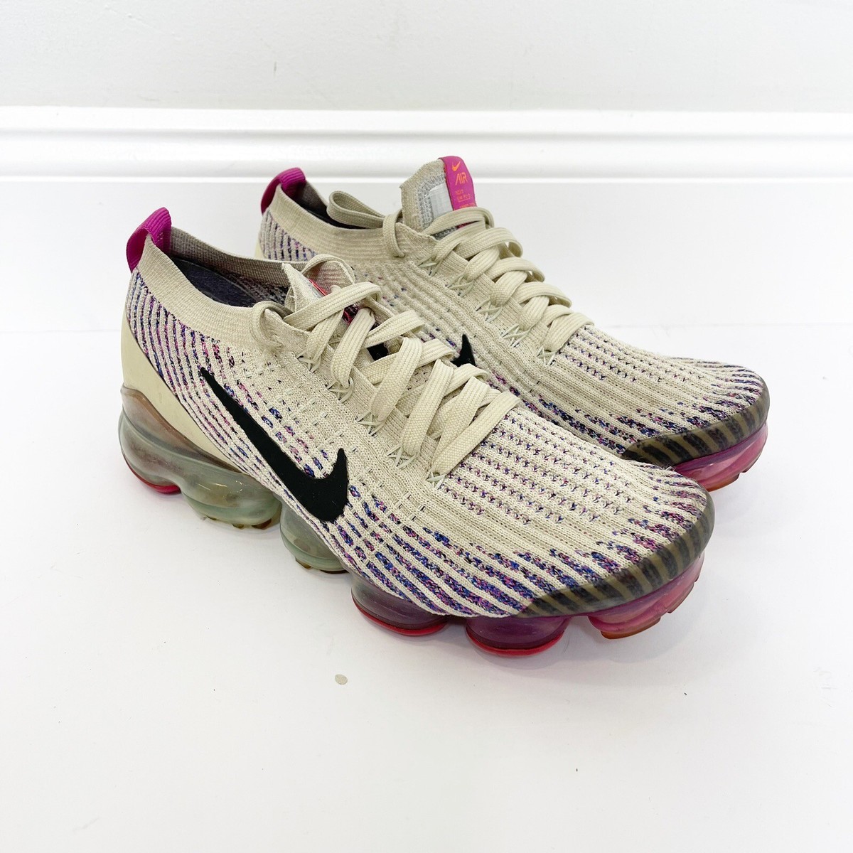 スニーカー Nike Air VaporMax Flyknit 3 Fossil Pistachio Frost [WMNS] Nike Vapormax Flyknit 3 