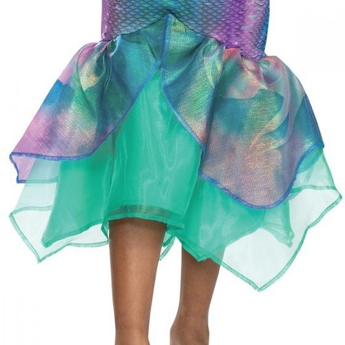 Girls Little Mermaid Ariel 2023 Live Action Movie Halloween Costume Disguise - Picture 5 of 6