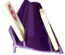 Juego De Rummy Para 8 Jugadores - 214 Fichas De Melamina, 8 Soportes De Madera, Bolsa De Transporte
