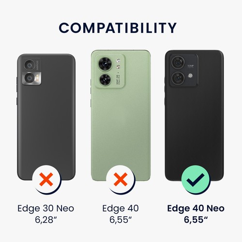 Cover per Motorola Edge 40 Neo Custodia Back Case cellulare - Zdjęcie 2 z 7