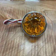 #JML-WK4-A "Super Sealed" Twist Lock (Amber Glass Lens) Watermelon Flush Mount K