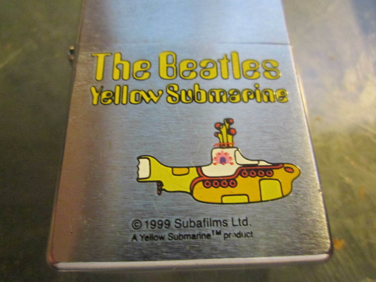 VINTAGE RARE 2000 THE BEATLES YELLOW SUBMARINE ZIPPO LIGHTER