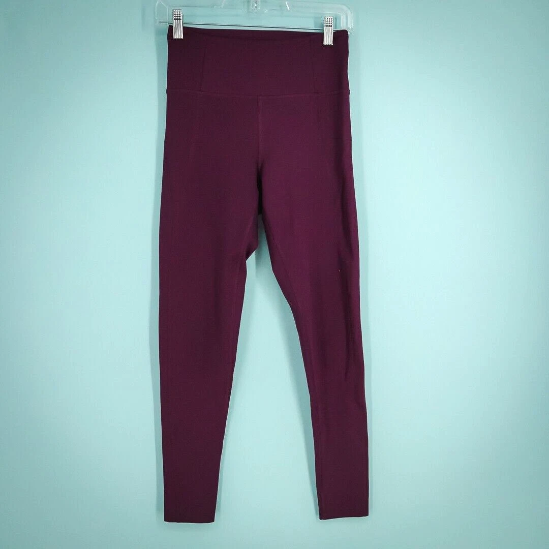 girlfriend-collective plum compressive high rise leggings