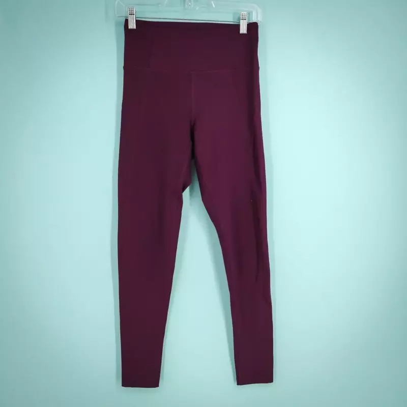girlfriend-collective plum compressive high rise leggings