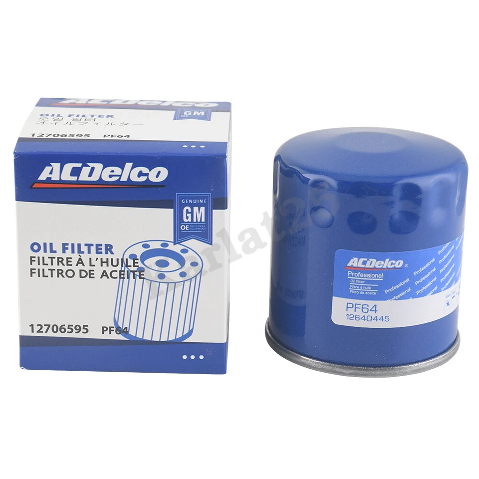 Paquete de 10 filtros de aceite de motor originales ACDelco Pro PF64 PF64F 12696048 12640445 nuevos Foto 2 de 4