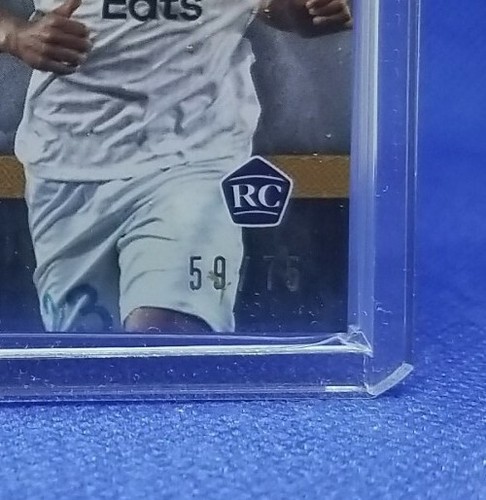 Marley Ake 2020-21 Topps Museum Momentous Material Jumbo Relics Sapphire /75 RC - Picture 3 of 4