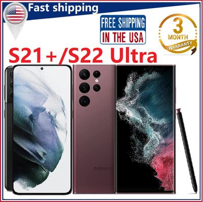 New Samsung Galaxy S22 Ultra / S21+ Plus 5G 128GB Unlocked Smartphone Free Ship