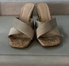  Gold Wedge Sandals - Women s Sandals - Size ...