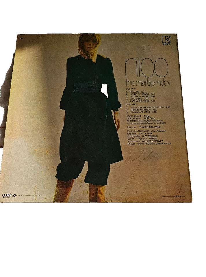Nico The Marble Index Elektra Vinyl LP EXCELLENT CONDITION - Image 2 of 3
