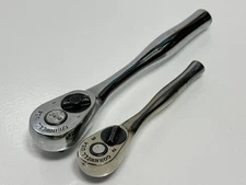 Cornwell Tools USA 2pc 3/8” Drive & 1/4” Drive Chrome Ratchet Set Pair