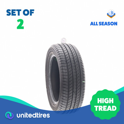 Set of (2) Used 205/55R16 Yokohama YK-GTX 91H - 11/32