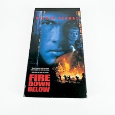 Fire Down Below VHS 1997 Steven Seagal Action Thriller Warner Bros. Home Video