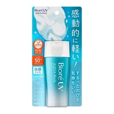 KAO Biore UV Aqua Rich Watery Gel Protect Sunscreen SPF50+PA+++ 70g Free Ship