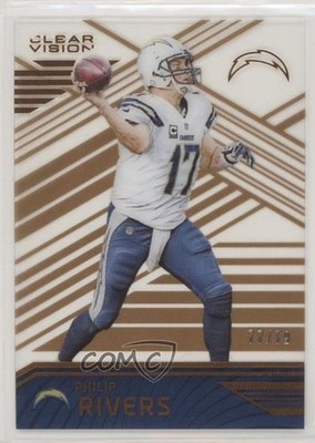 2016 Panini Clear Vision Bronze 77/79 Philip Rivers #58 w1s