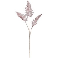 KüNstlicher Farnzweig, 2Er Set, Farbe Dunkelrot, HöHe Ca. 102 Cm