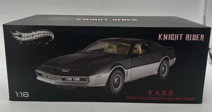 Hot Wheels Elite Knight Rider 1:18 Scale Diecast Cars, Trucks