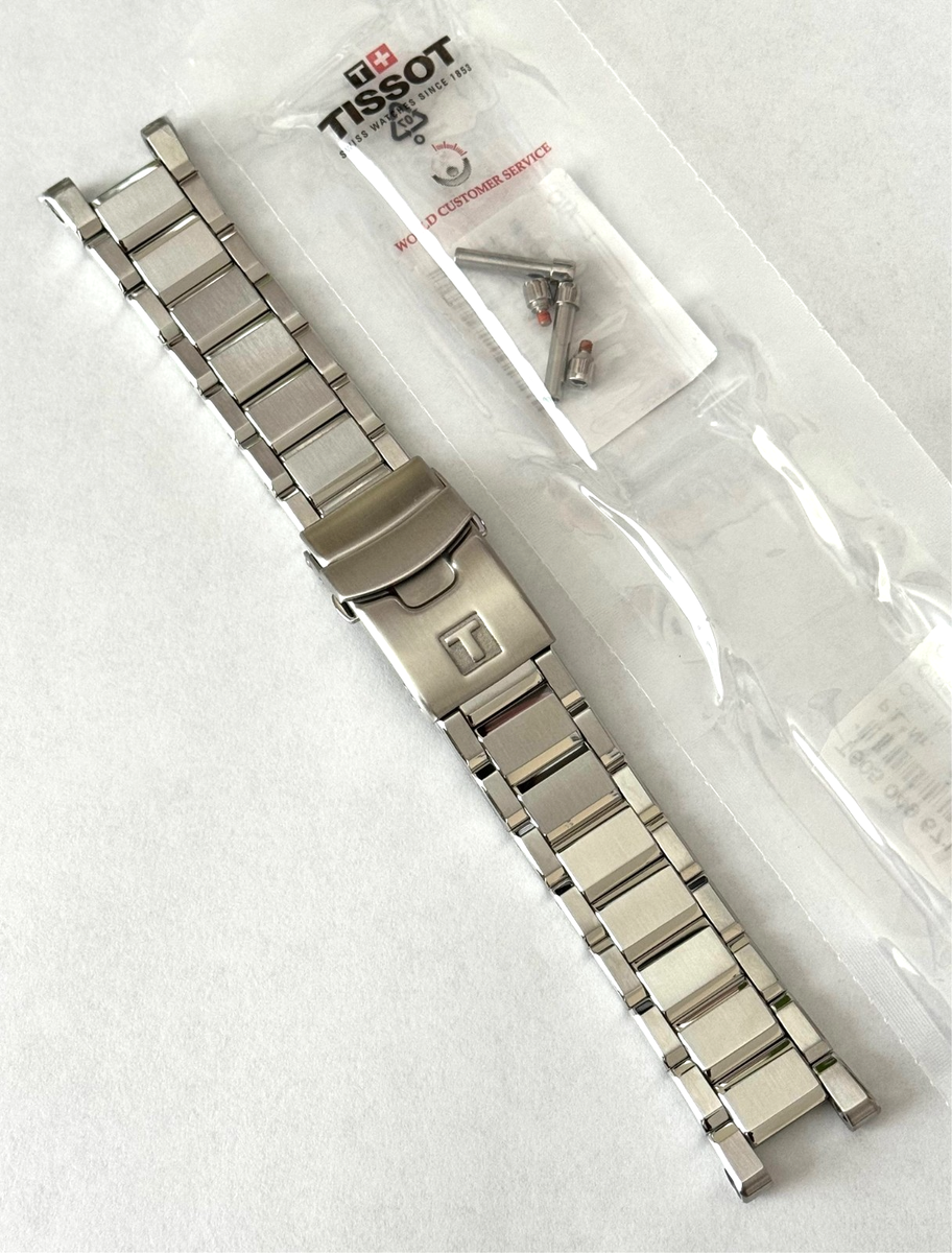 Original Tissot T-Race For Case-Back # T141807 A Steel Watch Band